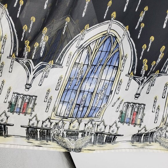 Hot Topic Harry Potter Hogwarts Great Hall Floating Candles Chiffon Skirt 16 - Picture 5 of 7